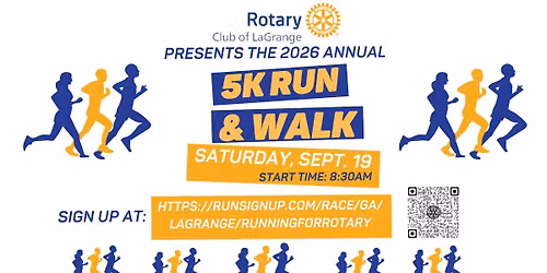 Rotary Club of LaGrange Annual 5K Run-Walk