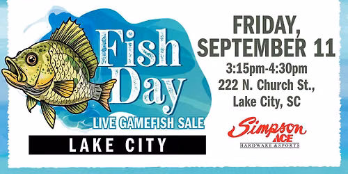 \ud83d\udc1fFish Days Lake City\ud83d\udc1f