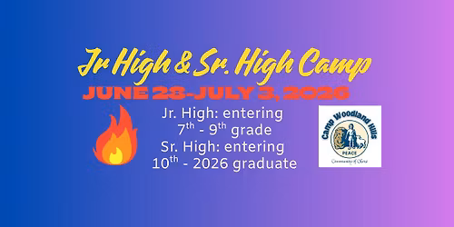 Jr. High & Sr. High Camp