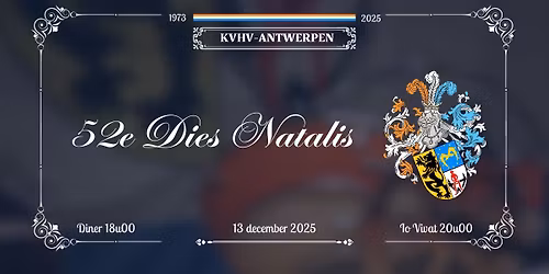 52e Dies Natalis | KVHV-Antwerpen