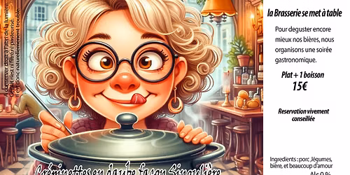 La Brasserie se met \u00e0 table !!