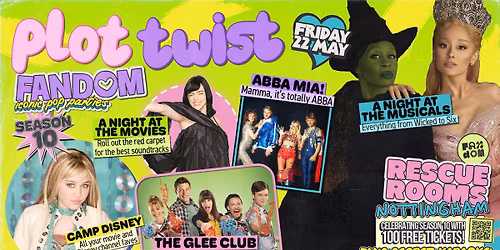Fandom \ud83c\udf7f Plot Twist \u2728 A Night at the Musicals, The Glee Club, Camp Disney + more!