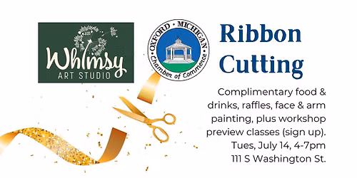 Ribbon-Cutting \/ Whimsy Art Studio
