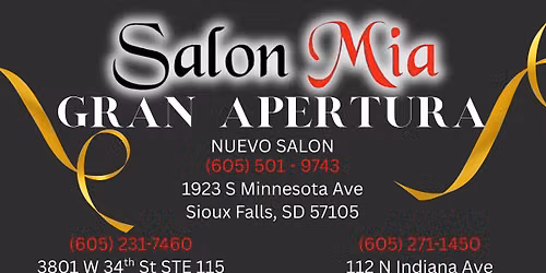 Salon Mia #3- Minnesota Ave. Gran Apertura