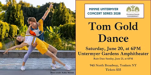 2026 Minnie Untermyer Series: Tom Gold Dance