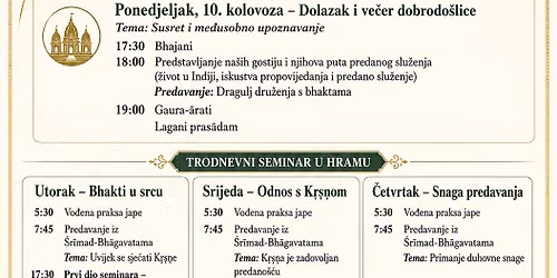 Zagreb Bhakti Week 2026