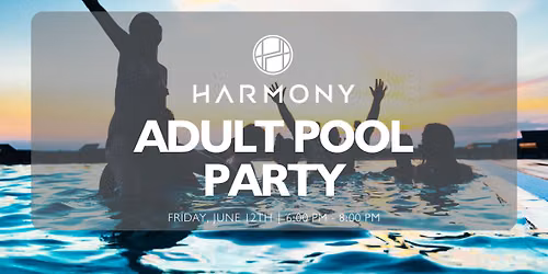 Adult's Pool Party