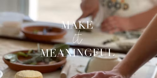 \u201cMake\u201d it Meaningful, Paper Clay Ornament