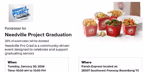 Panda Express Spirit Day for Needville ProGrad