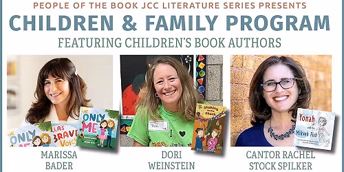 JCC People of the Book Series Presents: Marissa Bader, Dori Weinstein, Cantor Rachel Stock Spilker