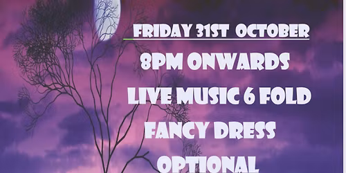 Halloween Party with Live Music - 6 FOLD