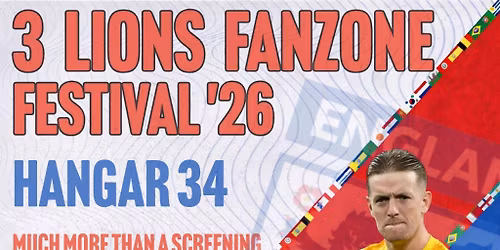 3 Lions Free Fanzone: England vs Ghana