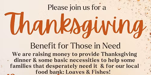 Thanksgiving Benefit