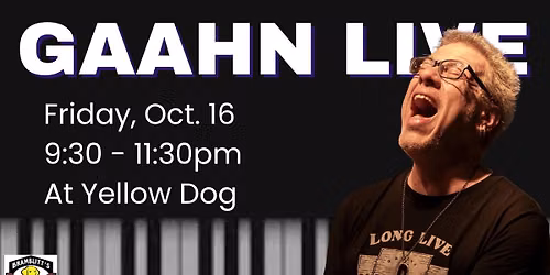 Gaahn performing live at Yellow Dog