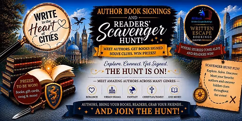 Readers' Scavenger Hunt and Authors' Book Signing