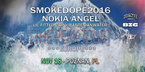 smokedope2016 @Pozna\u0144, 2Progi [SOLD OUT]