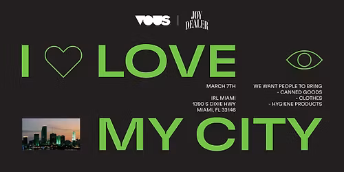 Joy Dealer X Vous I Love My City