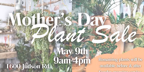 Mother's Day Plant Sale