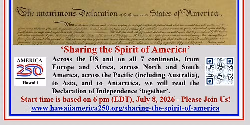 Sharing the Spirit of America