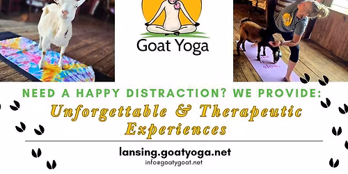 Spring Into the Original Goat Yoga MI