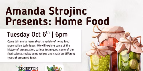 Special Guest: Amanda Strojinc Presents Home Food