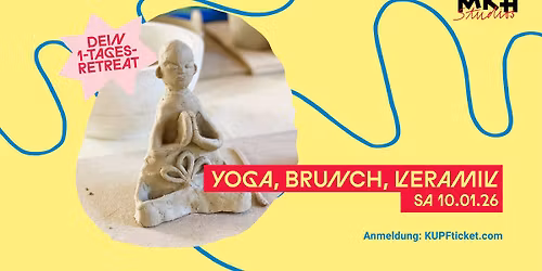 Yoga, Brunch und Keramik