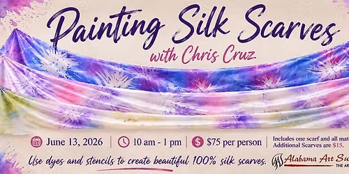 Painting Silk Scarves with Chris Cruz