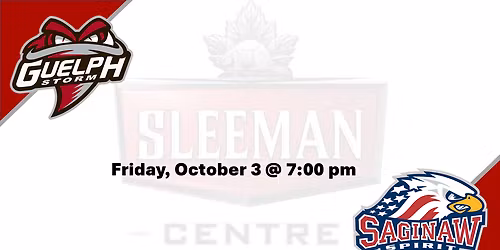 Parking Guelph Storm at Saginaw Spirit