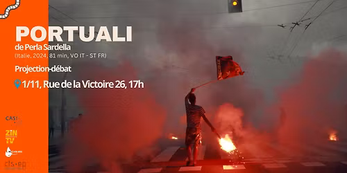 Projection-d\u00e9bat "Portuali" de Perla Sardella