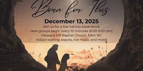 Born for This - Live Nativity