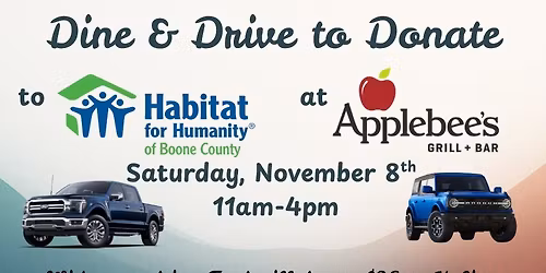 Dine & Drive to Donate to Habitat For Humanity