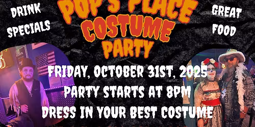 Pop's Place Halloween Party 2025