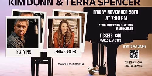 Kim Dunn and Terra Spencer in Concert - NOV 28th