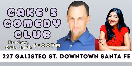 Love and Laughter: Cake's Comedy Club Oct. 16, 2026