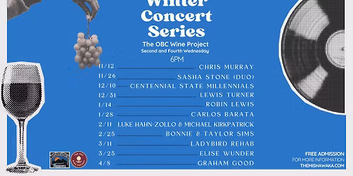 FREE: OBC Winery Series ft. Carlos Barata: Presented by Mishawaka ***AT THE OBC WINE PROJECT***