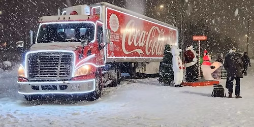Coca Cola Holiday Caravan Stop