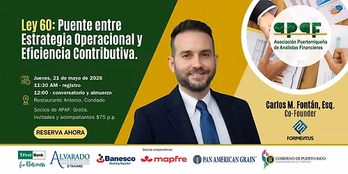Ley 60: Puente entre Estrategia Operacional y Eficiencia Contributiva.