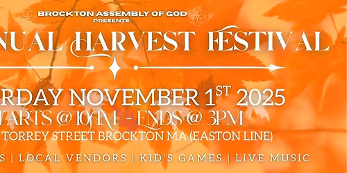 3rd Annual Harvest Festival