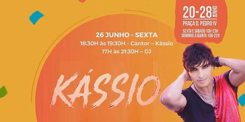 K\u00e1ssio no Mercado de Santos Populares no Rossio