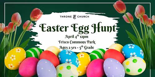Easter Egg Hunt at Frisco Commons Park!