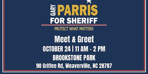 Meet & Greet with Gary Parris for Buncombe County Sheriff