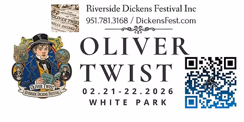 2026 Riverside Dickens Festival Oliver Twist & Community Storytelling
