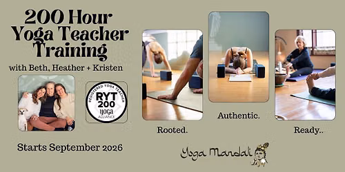 200 Hour Yoga Alliance Certified Teacher Training - 7 Weekends