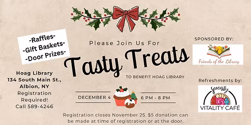 Friends of the Library: Tasty Treats