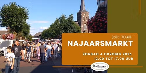Sfeervolle Najaarsmarkt in Heythuysen Centrum 