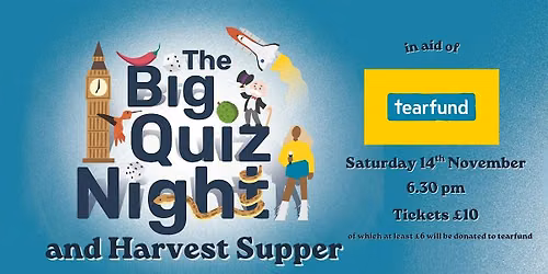 The Big Quiz Night and Harvest Supper fundrasier