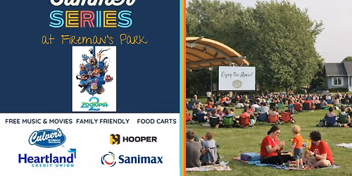 Summer Series at Fireman's Park-Movie Night: Zootopia 2
