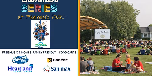 Summer Series at Fireman's Park-Movie Night: Zootopia 2