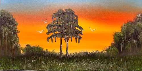 Paint & Sip Oil Class  with Donna