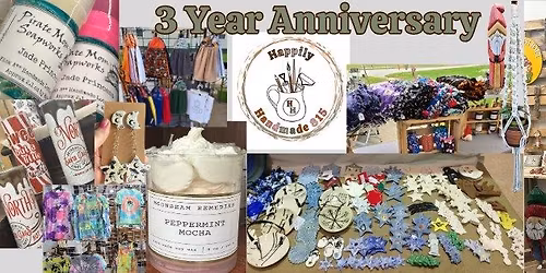 3 Year Anniversary Happily Handmade 815